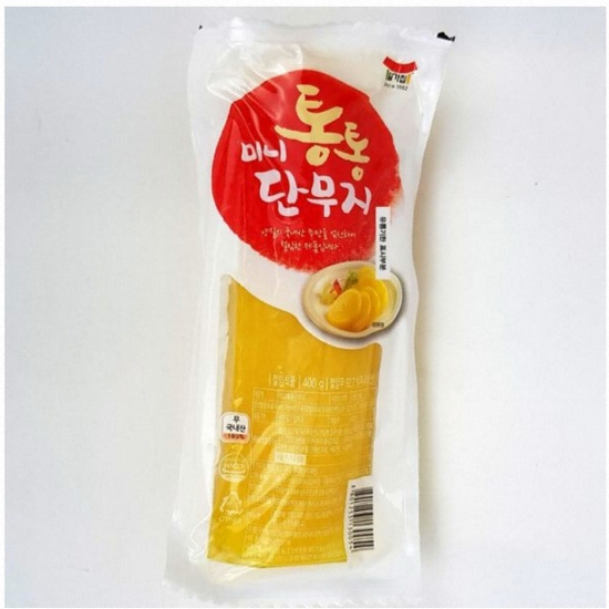 일미농수산 일가집 일미 미니통통 단무지 400g 피클 김치 반찬