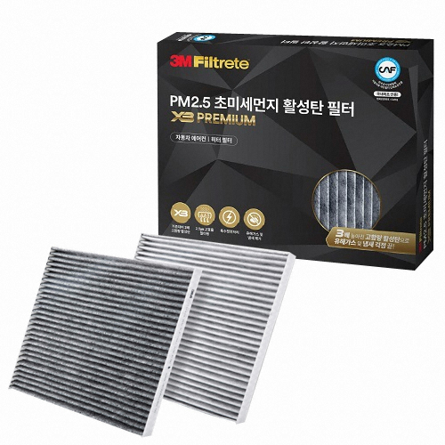 3M  PM2.5 초미세먼지 활성탄 필터 X3 프리미엄 X7205