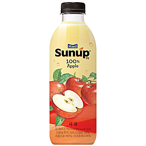매일유업 썬업 사과 750ml
