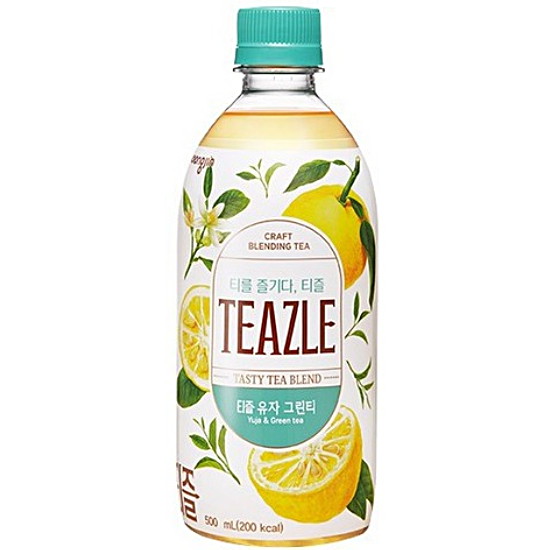 웅진식품 티즐 유자그린티 500ml