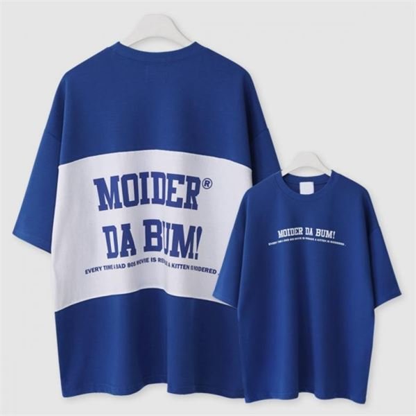 엠엔씨  MNC  범배색 박스핏 반팔티  MDVT287IM