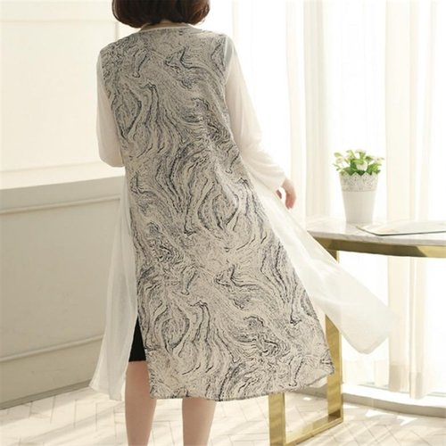 웬디즈갤러리 백 포인트 롱 가디건 VCD001