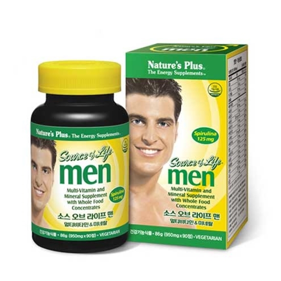 네이처스플러스 소스오브라이프 맨 멀티비타민 미네랄 60정