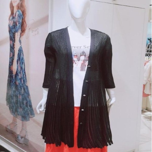 꼼빠니아 플리츠 가디건 CAAU4-WSC010