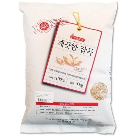 경성미가 깨끗한잡곡 현미찹쌀 4kg [1개] - 에누리 가격비교