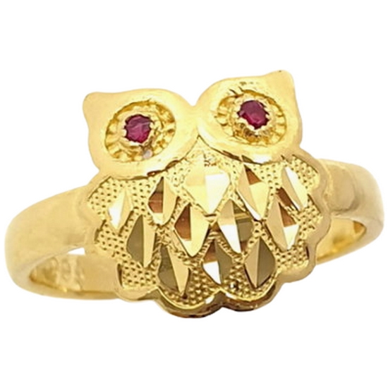 골드리카  24K 순금 황제부엉이 반지 7.5g