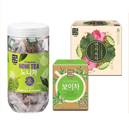 녹차원  가볍게 즐기는 3종 티세트