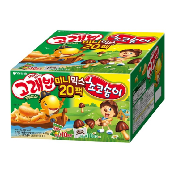 오리온  고래밥 + 초코송이 미니믹스 20팩