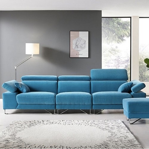 오스본가구 힐튼 아쿠아 에코클린 패브릭 소파 4인용