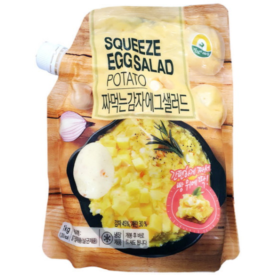 풍림푸드 풍요한아침 짜먹는 감자 에그 샐러드 1kg