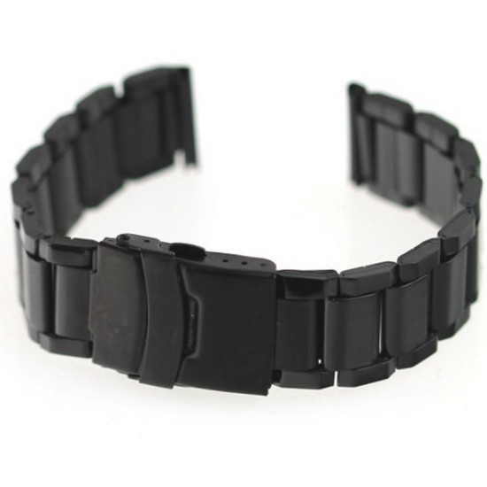 가민 비보무브HR 호환 이중버클 블랙 메탈밴드ME37BK20