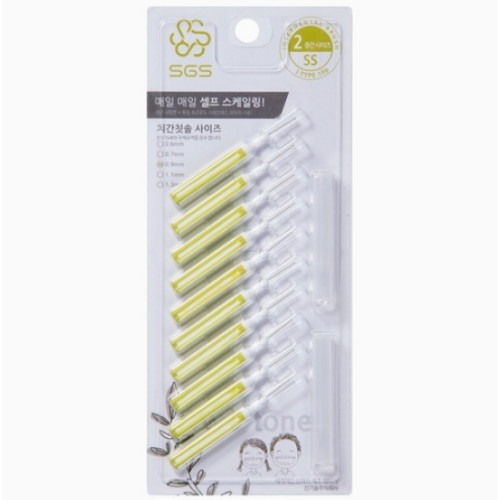 신기술  SGS 일반형 치간칫솔 0.9mm