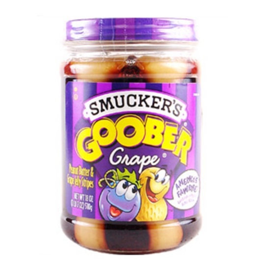 스머커즈 구버 그래이프 피넛버터 잼 18oz 510g 2개