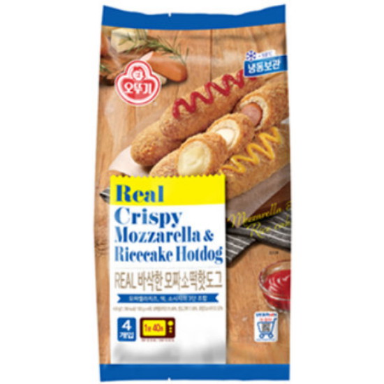 오뚜기  리얼 바삭한 모짜소떡핫도그 400g