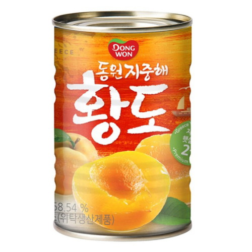 동원F&B  지중해 황도 410g