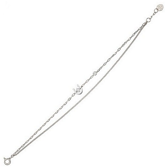 스톤헨지 럭키유 실버 팔찌_K1427