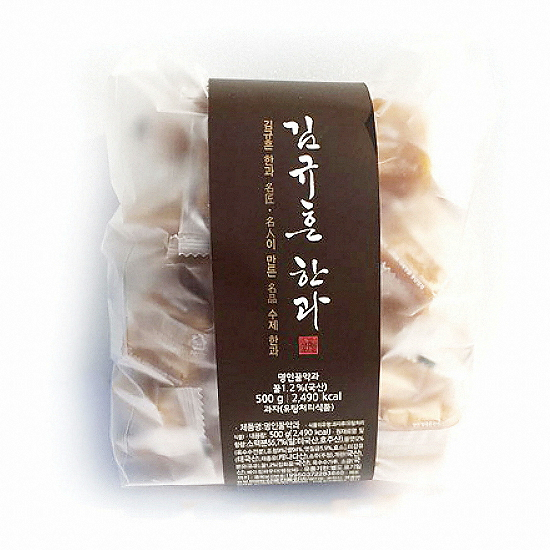 명인김규흔한과  꿀약과 띠지형 500g