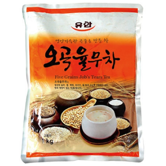 유안종합식품  오곡 율무차 1kg