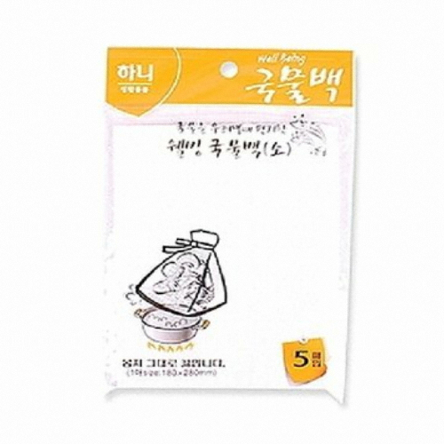 파워리빙  웰빙 국물백 (소) 5매