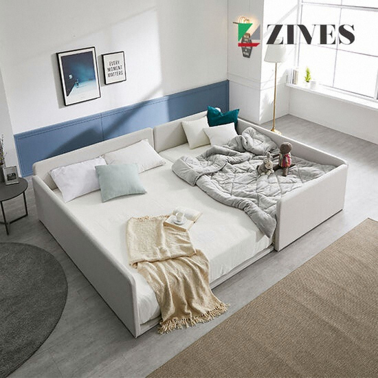 지베스 위드유2 슬림둥지 패밀리침대 Q+Q