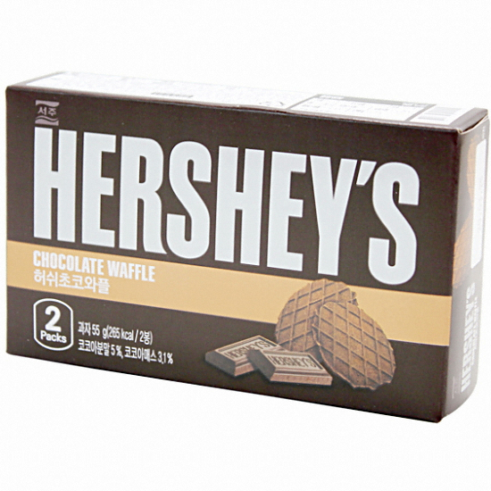 허쉬  초코와플 55g