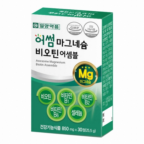 일양약품 어썸 마그네슘 비오틴 어셈블 30정