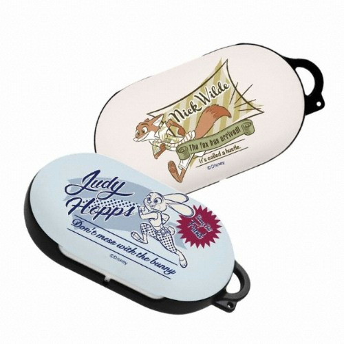 바니몽  갤럭시 버즈/버즈 플러스 디즈니 주토피아 애니멀 케이스