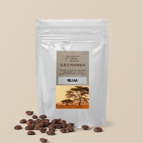 도로시 커피팩토리  케냐 AA 갓볶은 원두커피 1kg [1개]