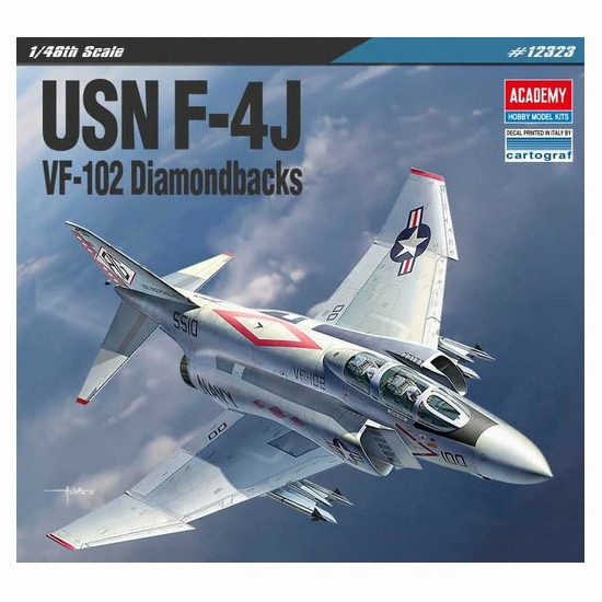 아카데미과학  1/48 미해군 F-4J VF-102 다이아몬드 백스(12323)