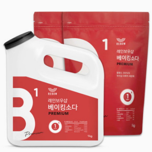 레인보우샵 베이킹소다 프리미엄 톡톡이 리필세트