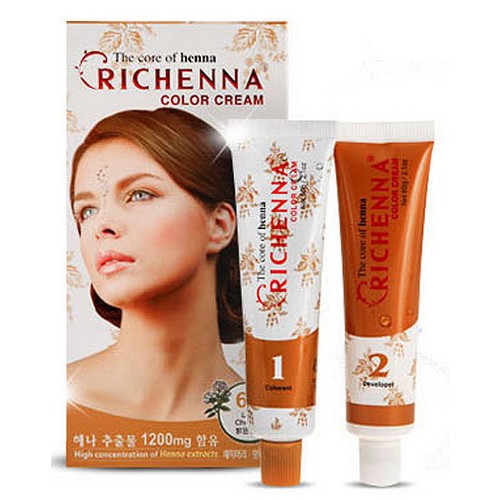 리체나 리체나 칼라크림 5N 10개 자연갈색 새치커버 염색약