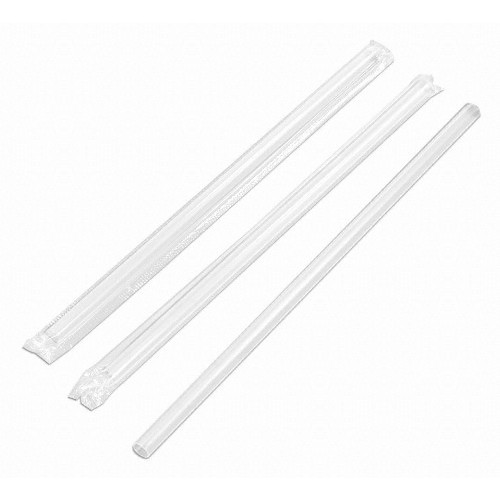 대성산업  민자SS 스트로우 투명 개별 21cm