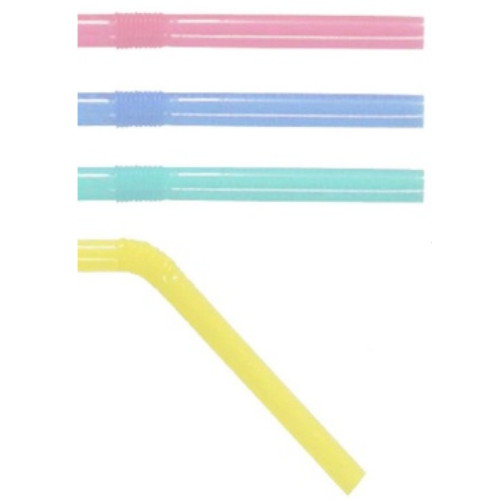 거성산업  7x25 검정 자바라 빨대