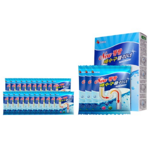 하비비 청개구리 배수구 클리너 30g 3개입