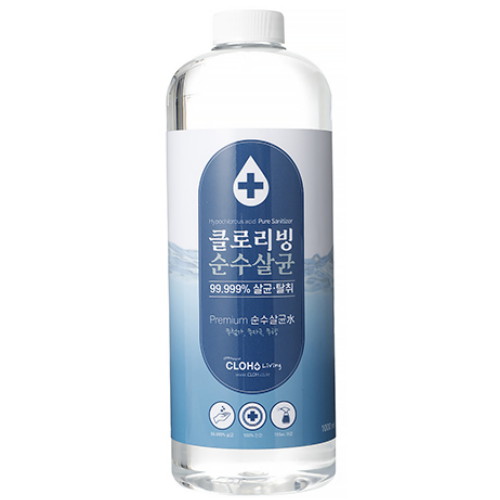 클로리빙1L 리필용 무자극인증 KTR 무향 살균탈취제