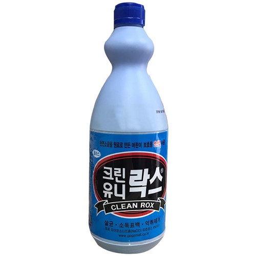 크릭스 크린유니 락스 1L 2L 소독 샬균 표백 얼룩 청소 용