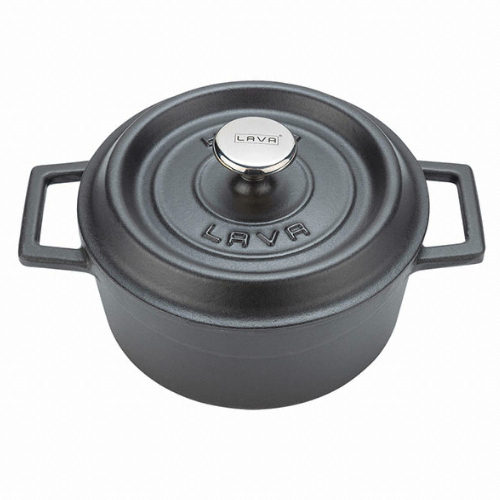라바  원형 주물냄비 28cm 매트블랙