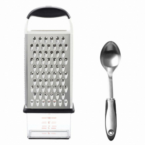 OXO  옥소  옥소     스텐 서빙스푼 + 박스 그레이터