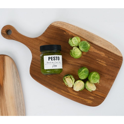 인디아 티크 통원목 플레이팅 도마 사각와이드 SSG