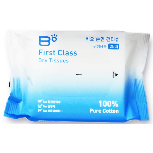 비오 순면 건티슈 25매 1팩