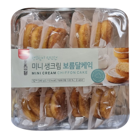삼립  미니 생크림 보름달케익 45g