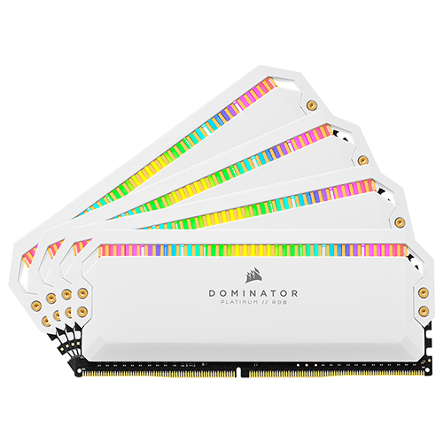 CORSAIR DDR4-3200 CL16 Dominator Platinum RGB WHITE INTEL[32GB(8Gx4)]