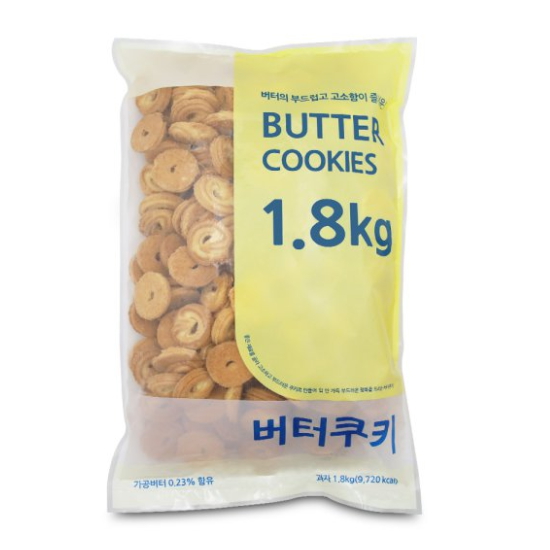 신흥제과  버터쿠키 1.8kg [1개]
