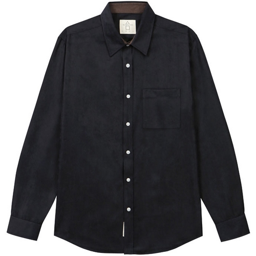 더셔츠스튜디오 블랙 루즈핏 코듀로이 셔츠_TSS109