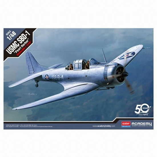 아카데미과학  1/48 미해병대 SBD-1 진주만