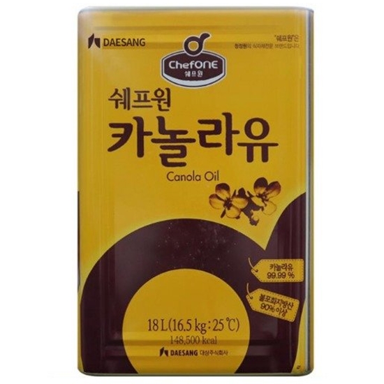 쉐프원 카놀라유 18L