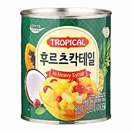 롯데푸드  후르츠칵테일 850g