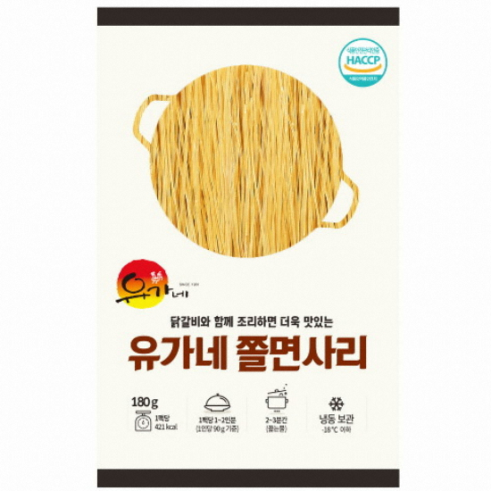 세영푸드  유가네 쫄면사리 180g