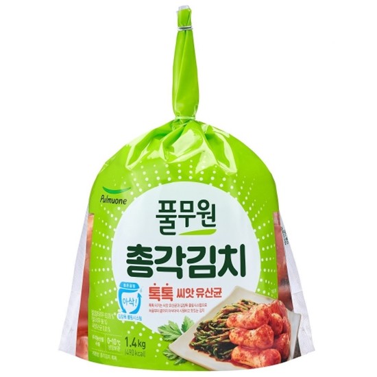 풀무원  톡톡 씨앗 유산균 총각김치 1.4kg