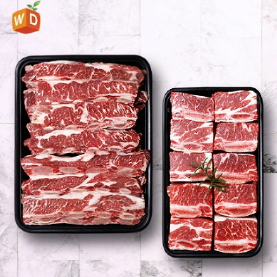 웰던푸드  호주산 LA갈비 1kg